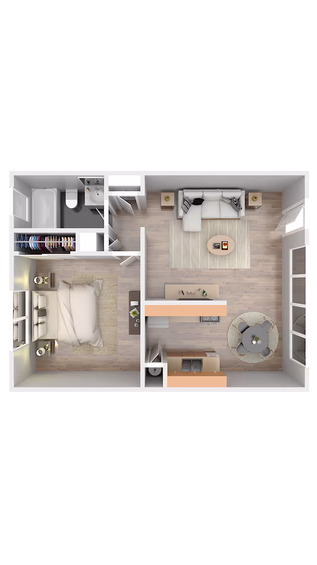 1 x 1 30 floor plan